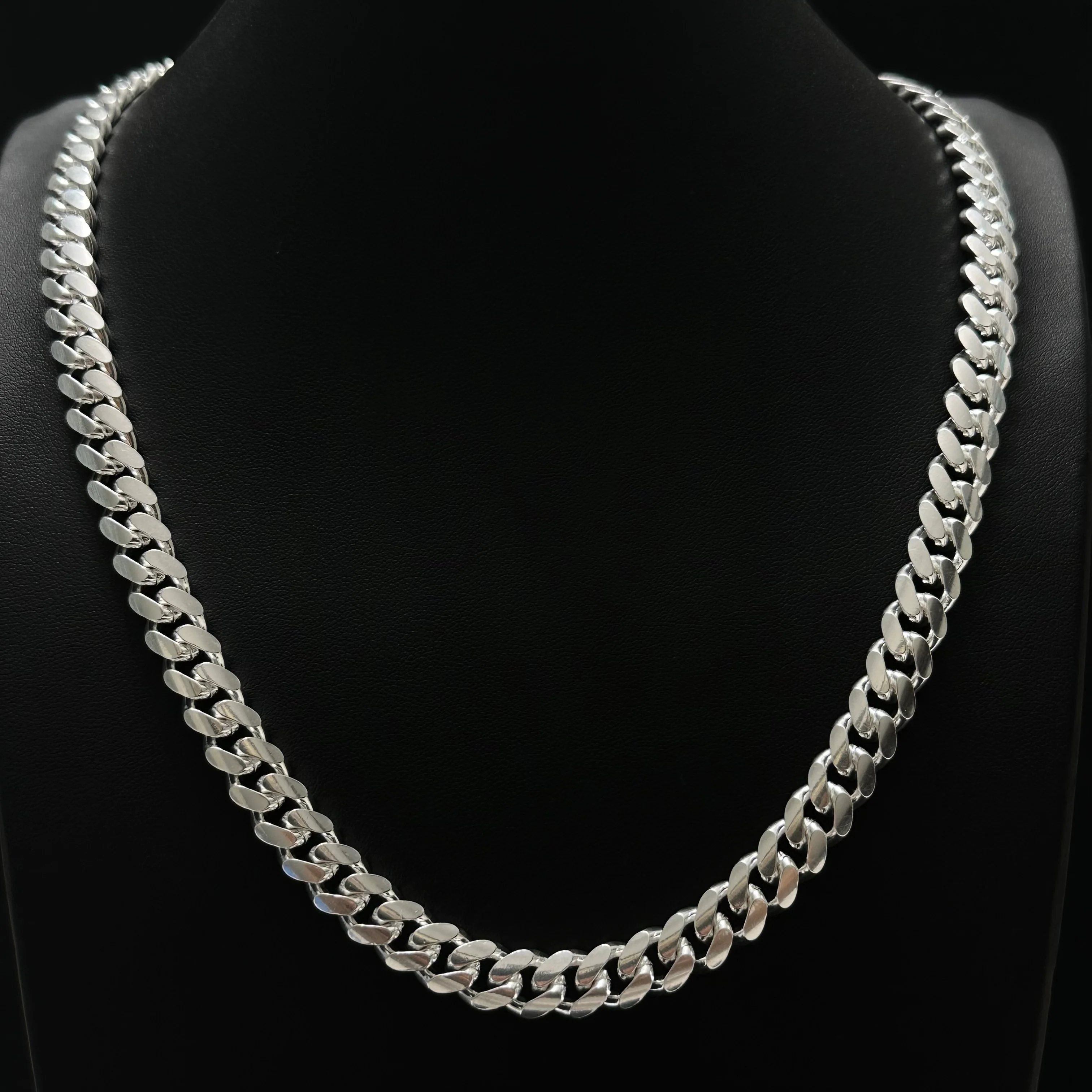 10MM Sterling Silver Miami Cuban Link Chain
